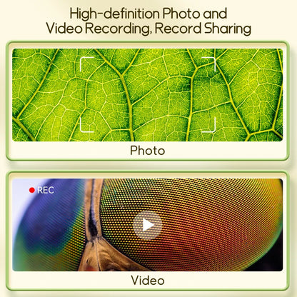 1000-fache Vergrößerungsmikroskop 200 Megapixel mit LED-Foto-Videofunktion